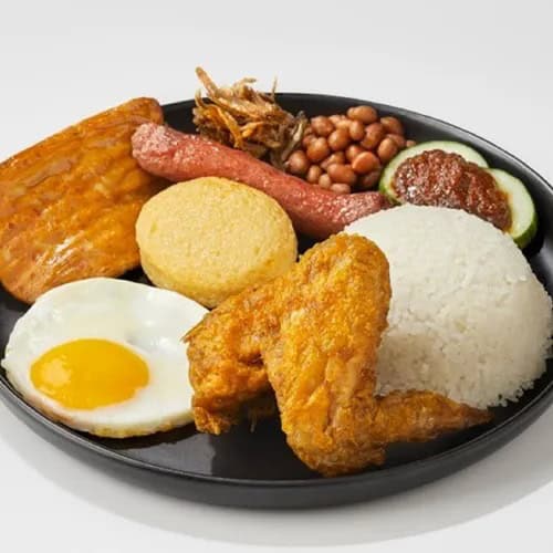 Nasi Lemak Ayam Taliwang at Berseh Food Centre
