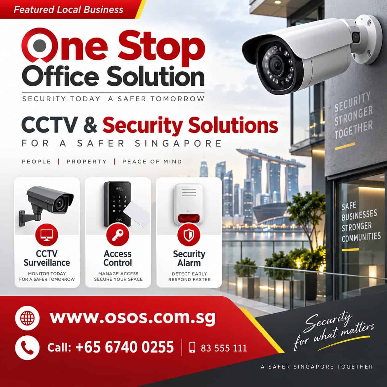 One Stop Office Solution Singapore CCTV and security systems